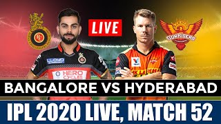 IPL 2020 Live: Sunrisers Hyderabad vs Royal Challengers Bangalore Live Match! #IPL2020 #SRHvsRCB