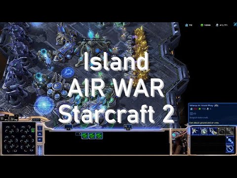Island AIR WAR - Starcraft 2