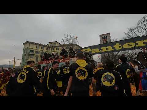 Le Pantere Nere -  Carnevale di Ivrea 2023 - Battaglia delle Arance