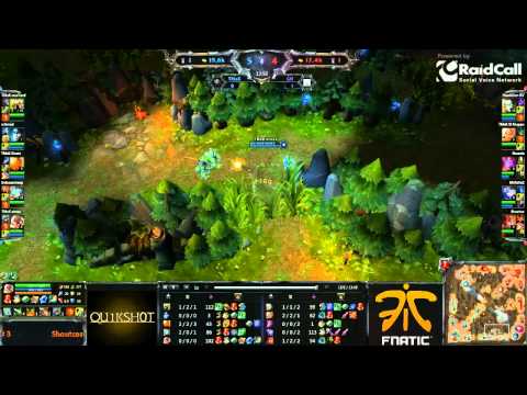 Fnatic Raidcall Cup 3 Semi Final - MegaShock vs Gamehoppers Game 2