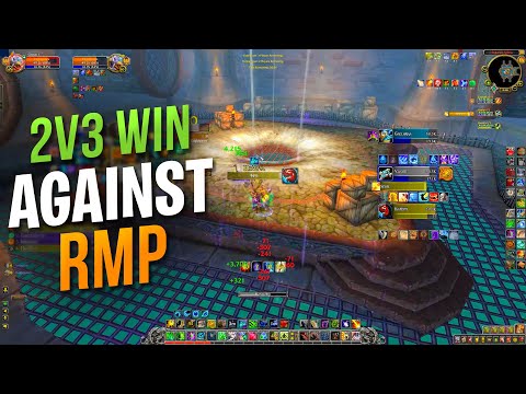 Eaglepaws - INSANE 2v3 against RMP! - WoW Shadowlands 9.2 Resto Druid PvP