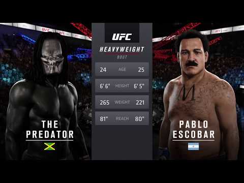 Predator vs. Pablo Escobar (EA Sports UFC 2) - Crazy UFC 👊🤪