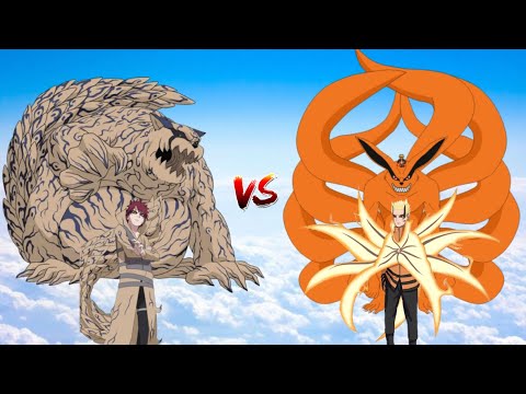 Who is strongest | Gaara Vs Naruto