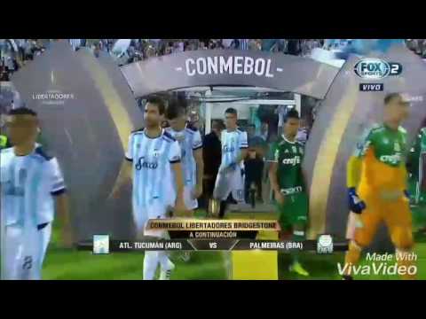 Tremendo Recibimiento Atlético Tucumán vs Palmeiras - Copa Libertadores