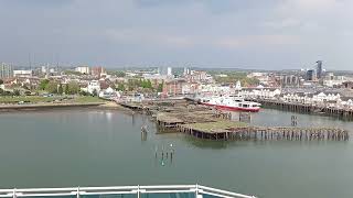 Cruising along Southampton Ports