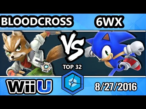 Shine 2016 Smash 4 - Bloodcross (Fox) Vs. Circa | 6WX (Sonic) SSB4 Top 32 - Smash Wii U