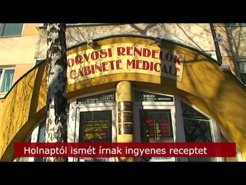 Holnaptól ismét írnak ingyenes receptet