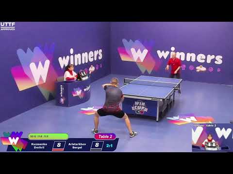WINners CUP table 2  01.02 Kuzmenko Dmitrii - Aristarkhov Sergei  22:30
