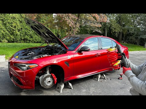 2023  Alfa Romeo Giulia QV Lowered On CORSA Springs | A Zero Compromise Upgrade
