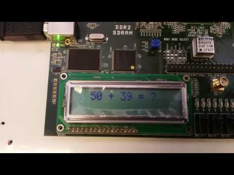 Random Number Generated by LFSR Displayed on LCD