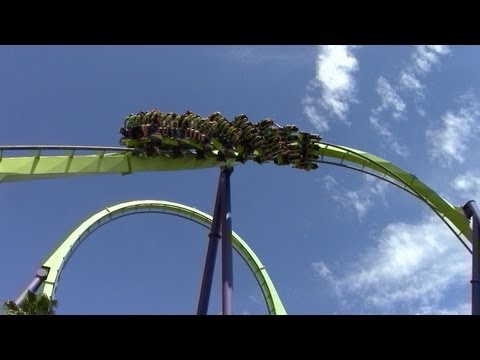 Off-ride footage of a Medusa train