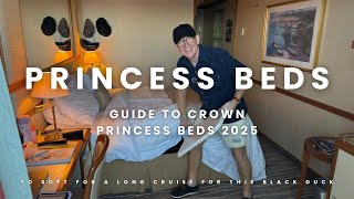 Princess Beds - Guide to adjusting Beds on Princess Ships - World Cruise 2025 - @LivinLifeNow