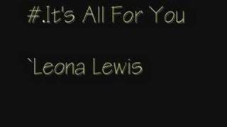 Leona Lewis - It&#39;s All For You