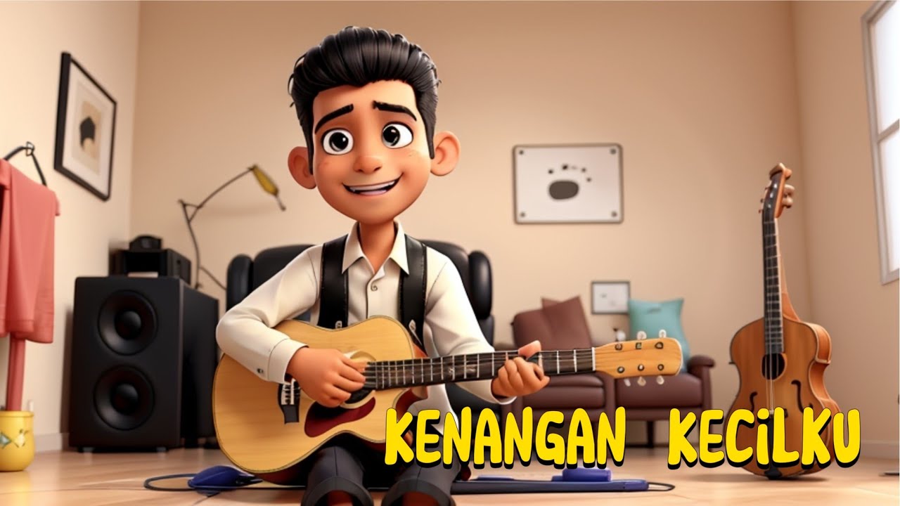 KENANGAN KECILKU - (Official music video animasi)