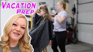 WHAT WE'RE PACKING & HOPE NOT TO USE | ALL THE HAIR | Violett Vlogs