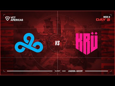 C9 vs KRU - VCT Americas Stage 1 - W8D2 - Map 3