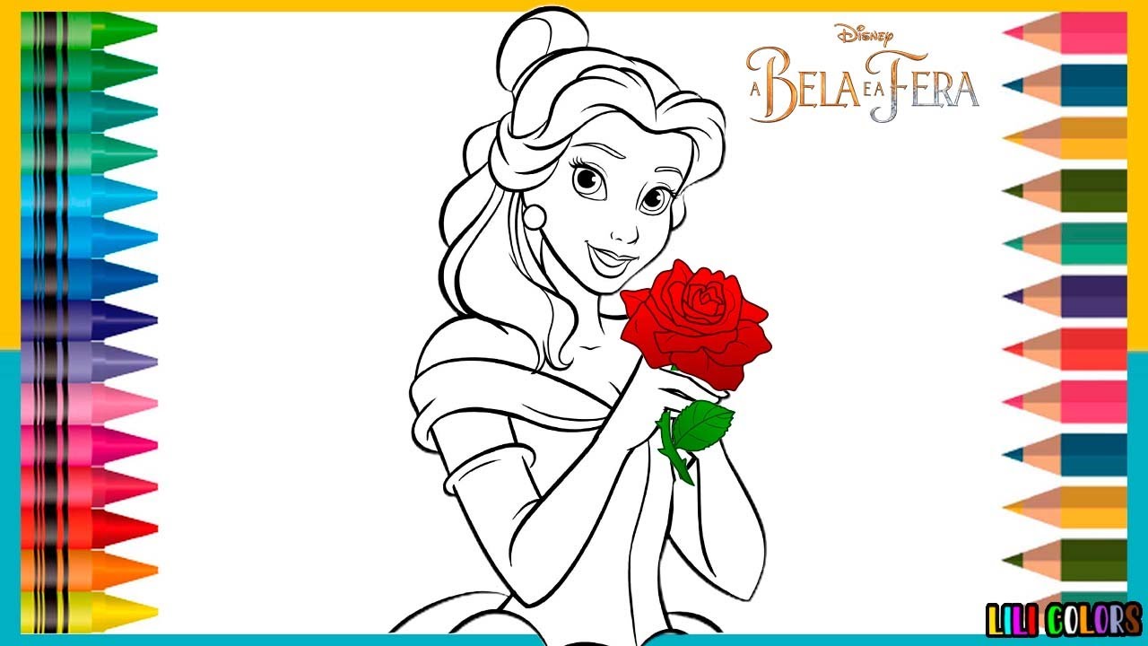Watch Now Desenho de Colorir |Vídeo Educativo Infantil | Bela e a Fera 4K Desenho de Colorir |Vídeo Educativo Infantil | Bela e a Fera 4K
