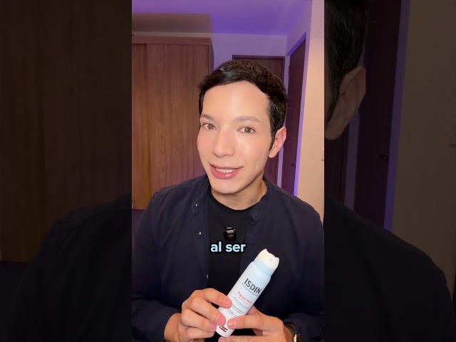 Vídeo relacionado con ISDIN Fotoprotector Facial Mist SPF50, Protector Solar facial en spray formato bruma ultrafina e invisible, Protege, hidrata y refresca tu piel, 100ml