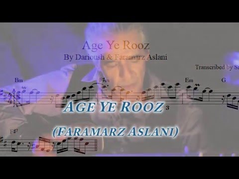 Age Ye Rooz Beri Safar (Faramarz Aslani) Midi-Instrumental-Sheet Music