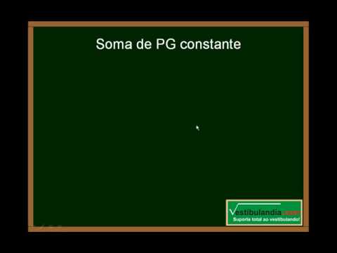 Matemática-Progressão Geométrica (Terceira Parte) 