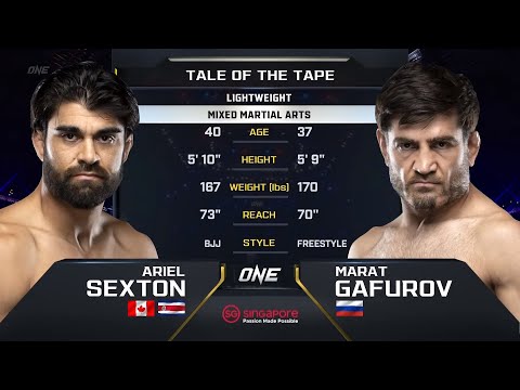Marat Gafurov vs Ariel Sexton full fight