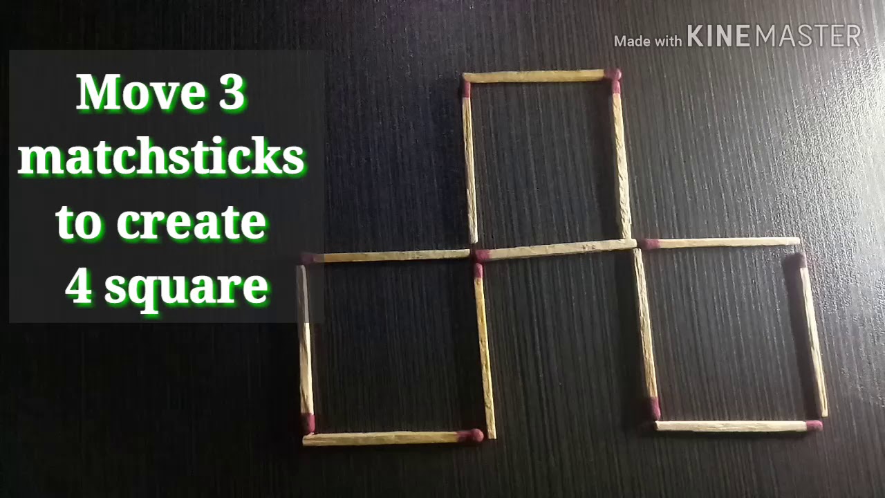 Putar video MATCHSTICKS PUZZLE TRICKS THAT BLOW YOUR MIND (posporo palito #puzzle) sekarang MATCHSTICKS PUZZLE TRICKS THAT BLOW YOUR MIND (posporo palito #puzzle)