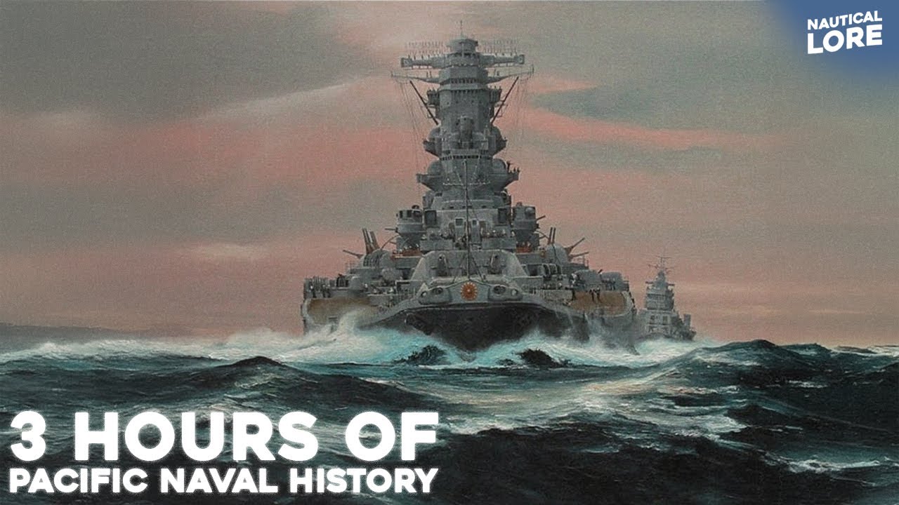 3 Hours of Pacific War Naval Battles & Sinkings