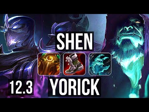 SHEN vs YORICK (TOP) | 3/0/11, 400+ games | EUW Master | 12.3