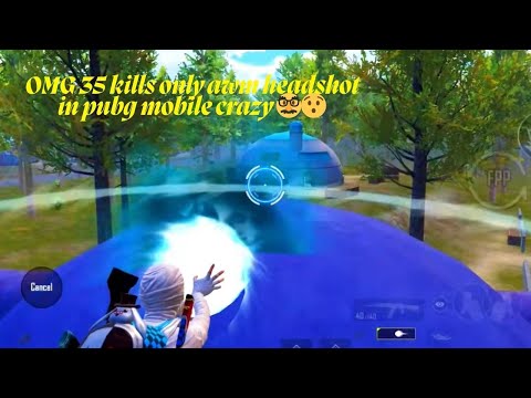 OMG 35 kills only awm headshot in pubg mobile crazy 🥸😯