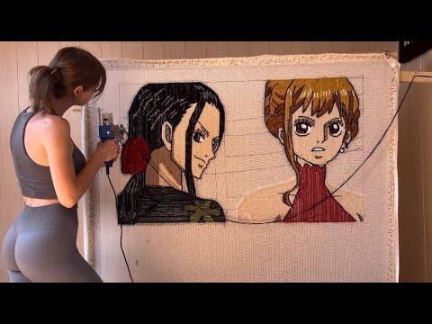 MADE RUG | NAMI and NICO ROBIN | One Piece Wiki - Fandom| Process |(Start to Finish)
