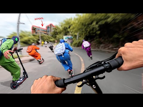 Hey All Spider-Mans , We Are LATE FOR SCHOOL !!! ( Humorous Action POV )