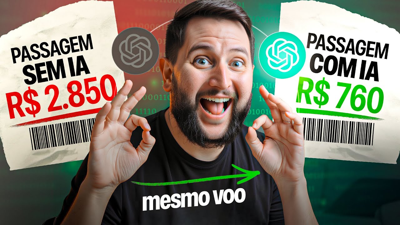 Passagem Aérea BARATA com INTELIGÊNCIA ARTIFICIAL (ChatGPT)