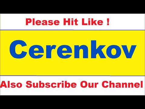 HOW TO PRONOUNCE Cerenkov