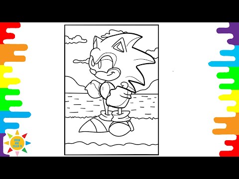 Super Sonic Coloring Pages | Sonic Coloring Pages | Unknown Brain - Say Goodbye