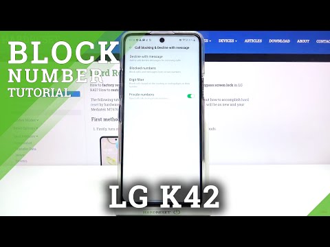 How to Block Number in LG K42 – Create Blacklist / Block Calls and Messages