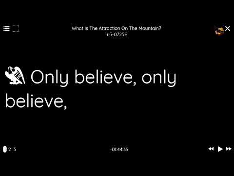 65-0725E "What Is The Attraction On The Mountain"  William Marrion Branham