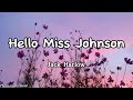 Jack Harlow - Hello Miss Johnson (lyrics)