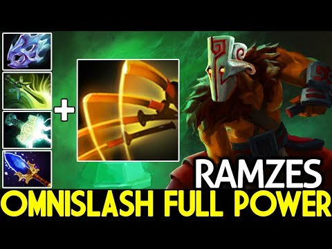 RAMZES [Juggernaut] Omnislash Full Power Insane Attack Speed 7.22 Dota 2
