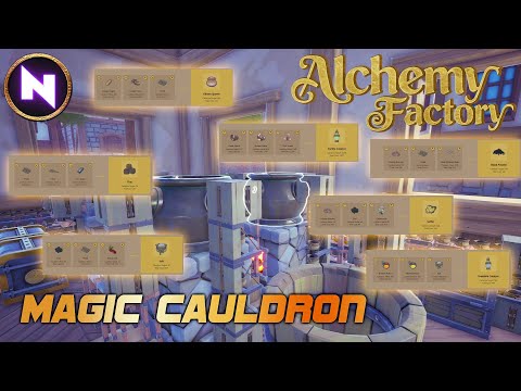 The Best CAULDRON Recipes to Simplify Logistics in Alchemy Factory | 15 | Lets Play