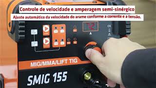 Vídeo de Inversora para solda SMIG155 220V INTECH