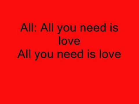 One Direction - All You Need Is Love with Lyrics