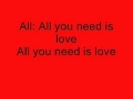 One Direction - All You Need Is Love with Lyrics ...