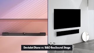 Video thumbnail for Bang & Olufsen Beosound Stage vs Devialet Dione | Dolby Atmos compatible soundbars by Ooberpad