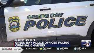 Green Bay police officer facing criminal charges, including misconduct