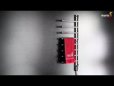 Mario Веер-I - поворотный электрический полотенцесушитель с регулятором мощности