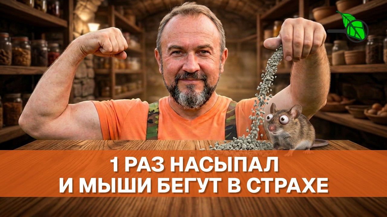 🤯 МЫШИ СЪЕДЯТ ВЕСЬ УРОЖАЙ! Как избавиться от мышей на участке навсегда БЕЗ я