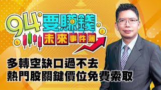 多轉空缺口過不去 熱門股關鍵價位免費索取