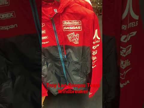 Troy Lee Designs 2022 Gasgas Team Windbreaker Jacket Red #shorts #motorhelmets