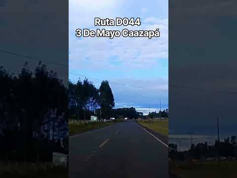 Ruta D044 | 3 De Mayo Caazapá #rutas #paraguay #viajes #viajemos #paisajes #travel #roadrip #drive
