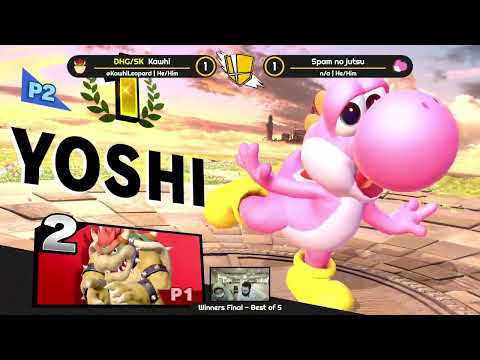 Kawhi (Bowser) vs Spam no jutsu (Mii Gunner/Yoshi) -Smash Knights Spring 2022 #4 Winners Final